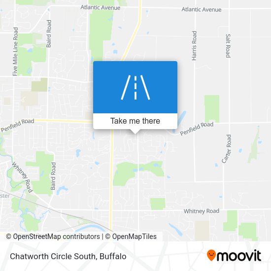 Chatworth Circle South map