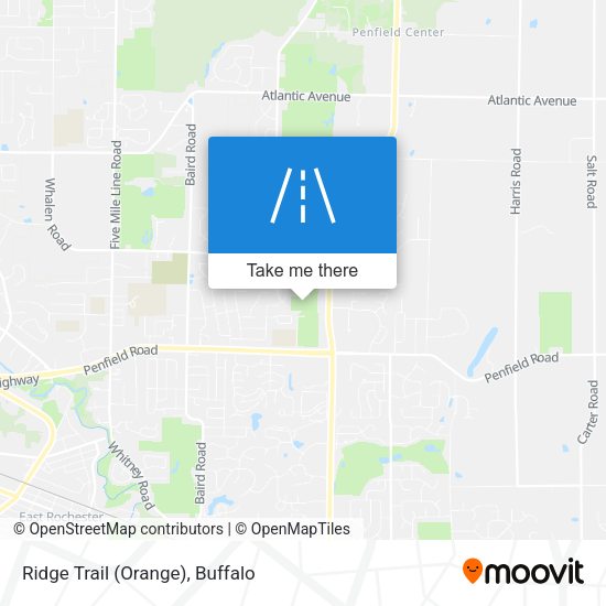 Ridge Trail (Orange) map
