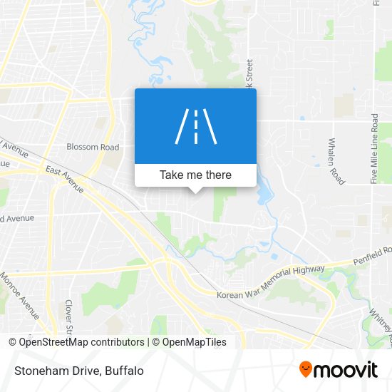 Mapa de Stoneham Drive
