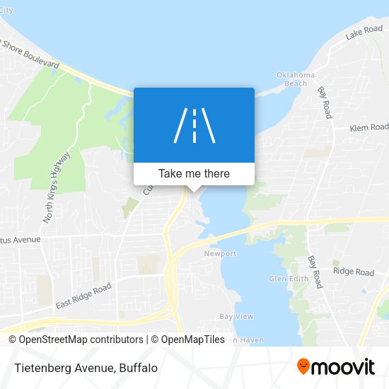 Mapa de Tietenberg Avenue