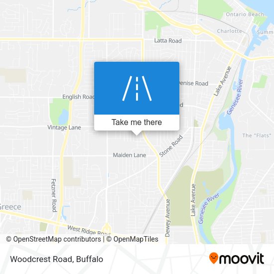 Mapa de Woodcrest Road