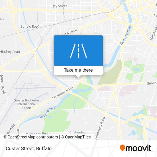 Mapa de Custer Street