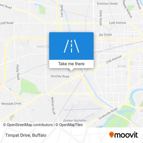 Timpat Drive map