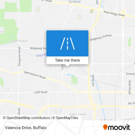 Mapa de Valencia Drive