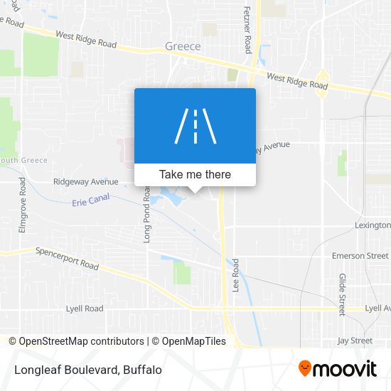 Longleaf Boulevard map