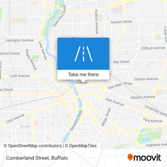 Mapa de Cumberland Street