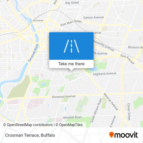 Mapa de Crosman Terrace