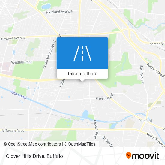 Clover Hills Drive map