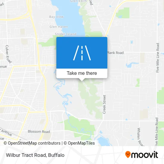 Wilbur Tract Road map