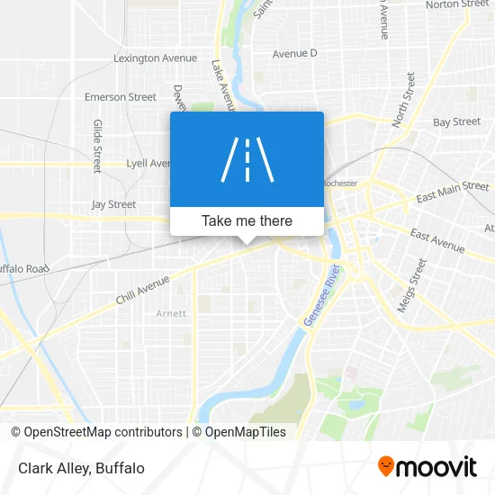 Clark Alley map
