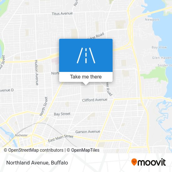 Mapa de Northland Avenue
