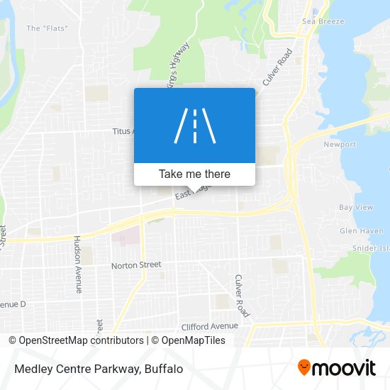 Medley Centre Parkway map