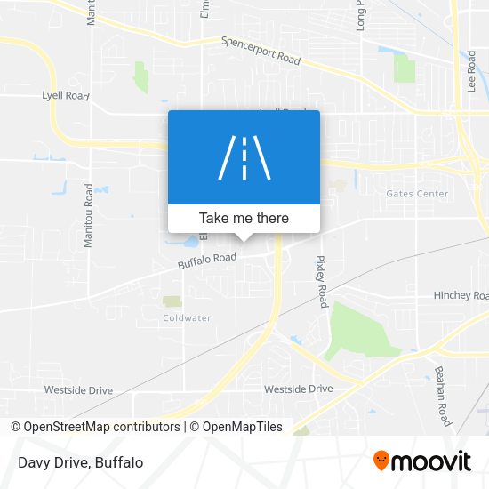 Mapa de Davy Drive