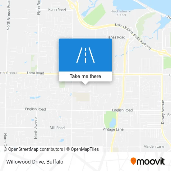 Willowood Drive map