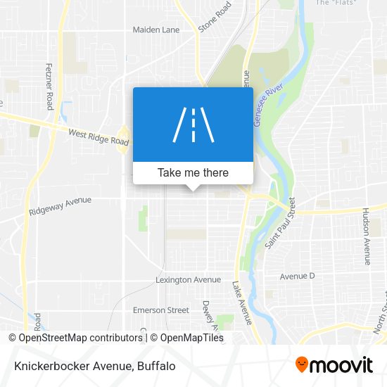 Mapa de Knickerbocker Avenue