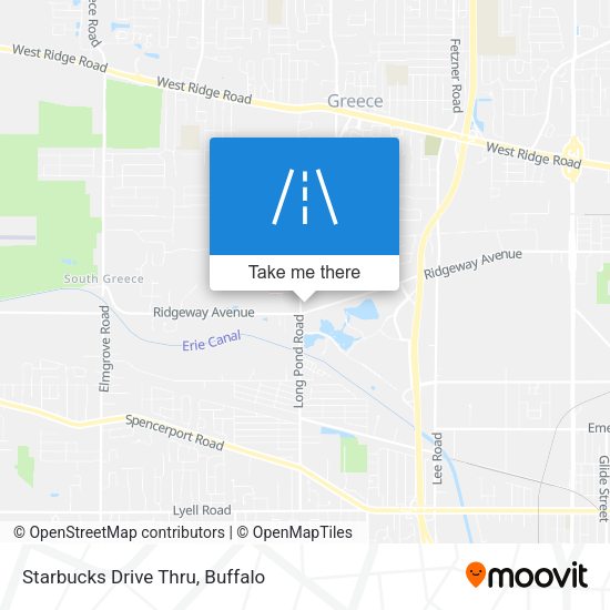 Starbucks Drive Thru map