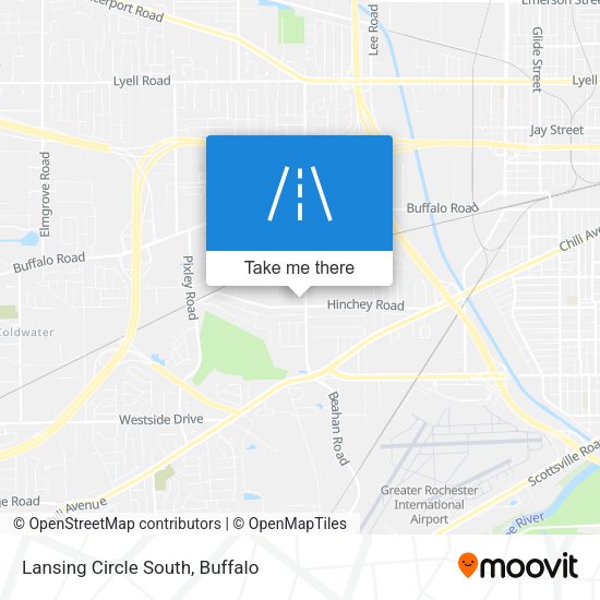 Mapa de Lansing Circle South