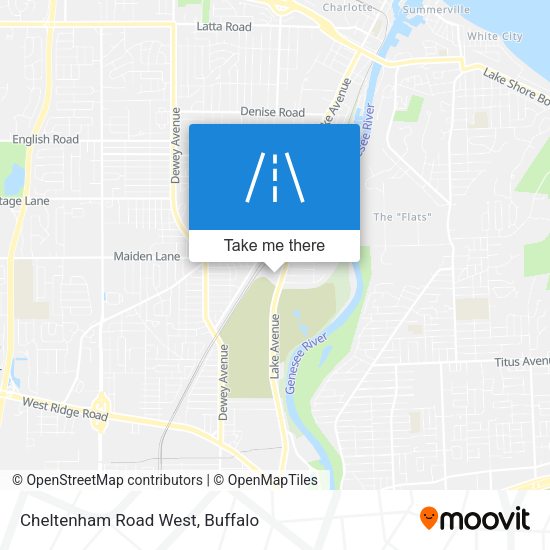 Cheltenham Road West map