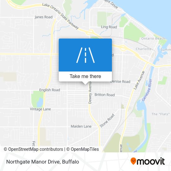 Mapa de Northgate Manor Drive