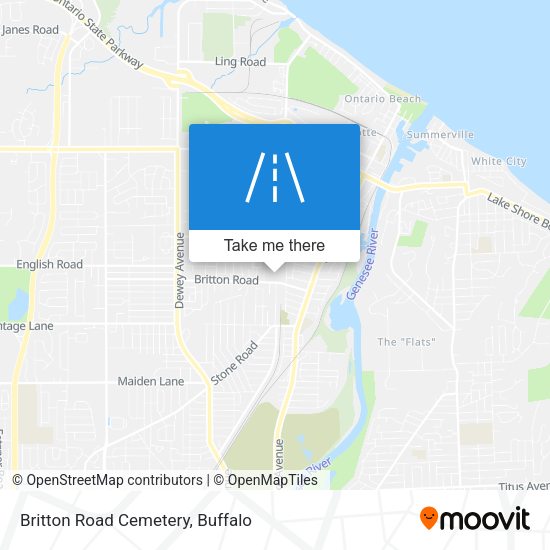 Britton Road Cemetery map