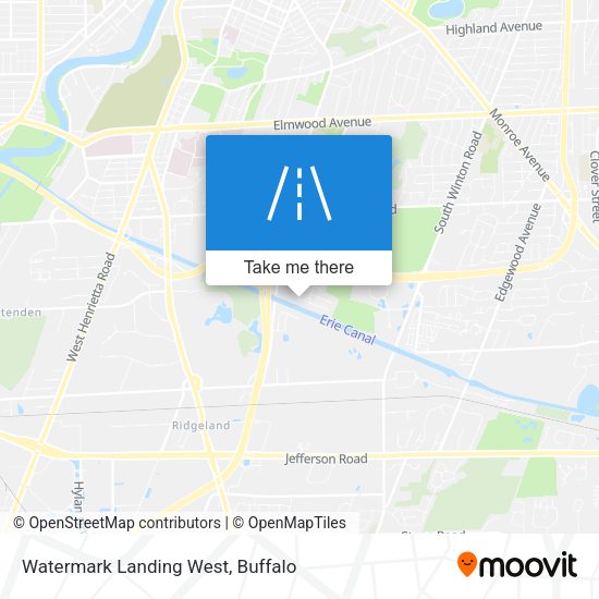 Mapa de Watermark Landing West