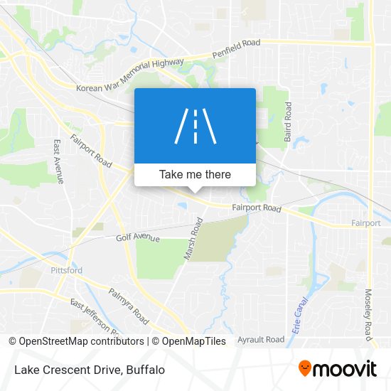 Lake Crescent Drive map