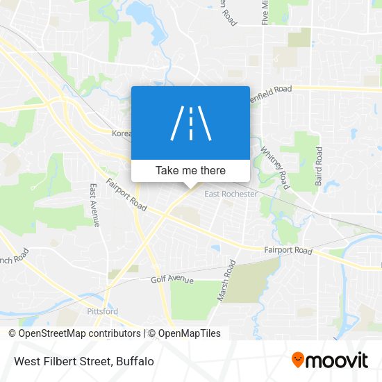 West Filbert Street map