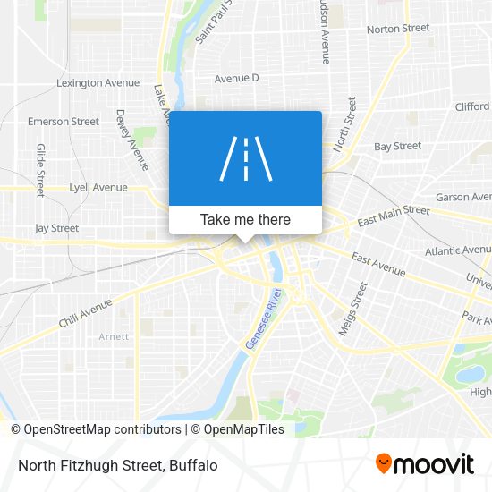 Mapa de North Fitzhugh Street