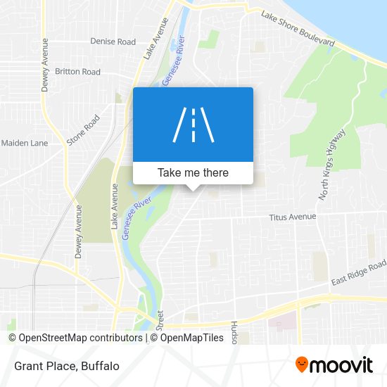 Mapa de Grant Place