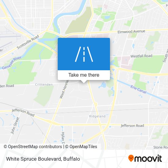Mapa de White Spruce Boulevard