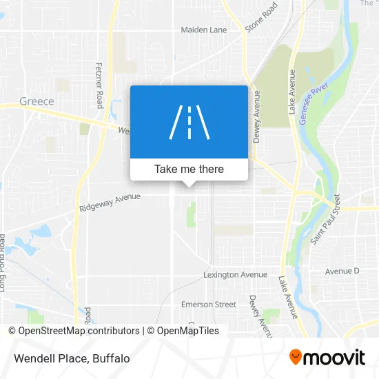 Wendell Place map