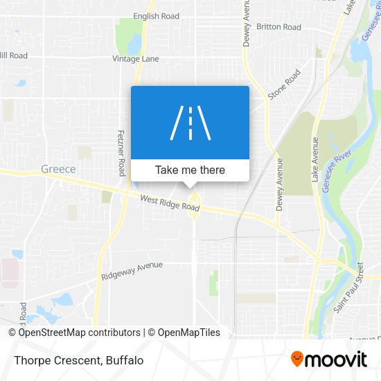 Mapa de Thorpe Crescent