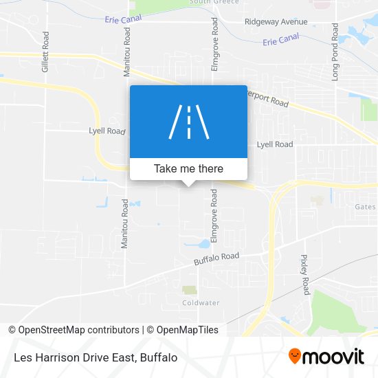 Les Harrison Drive East map