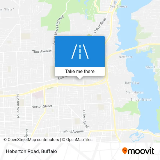 Mapa de Heberton Road