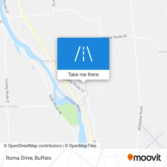 Roma Drive map