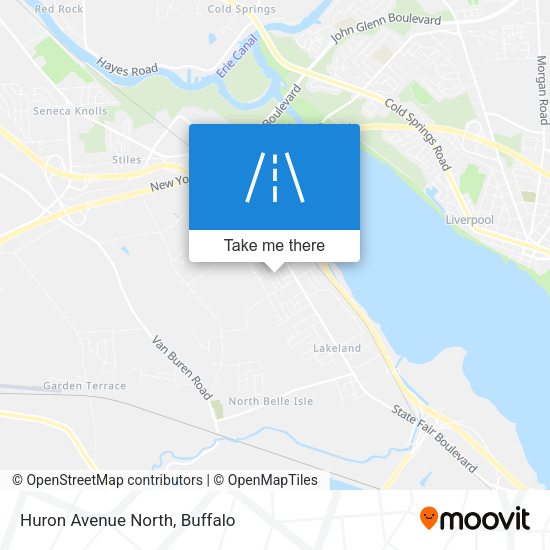 Huron Avenue North map