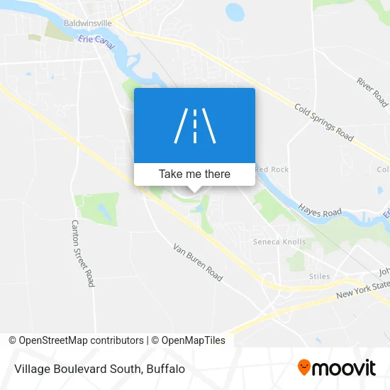 Village Boulevard South map