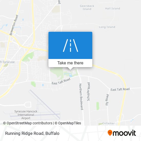 Running Ridge Road map