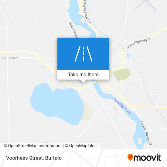 Voorhees Street map