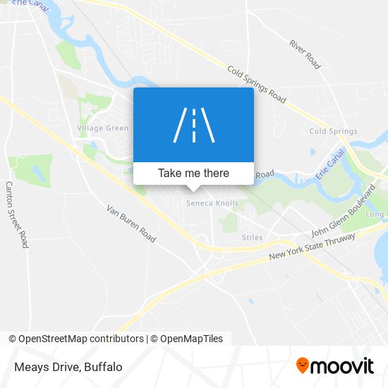 Meays Drive map