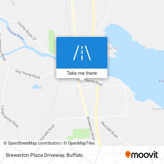 Mapa de Brewerton Plaza Driveway
