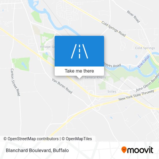 Mapa de Blanchard Boulevard