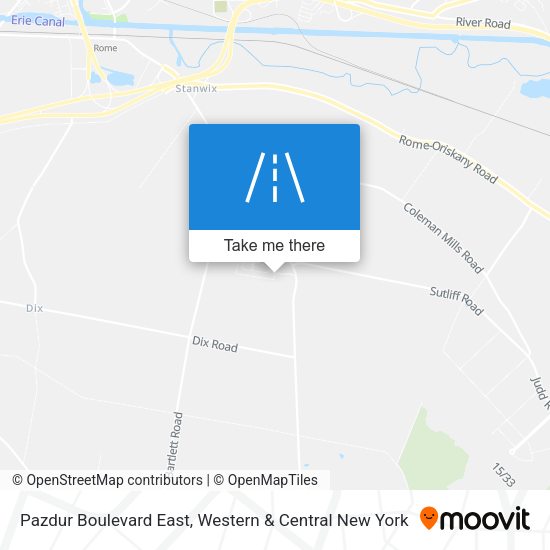 Pazdur Boulevard East map