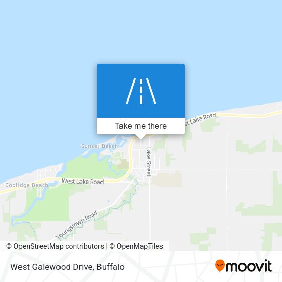 West Galewood Drive map