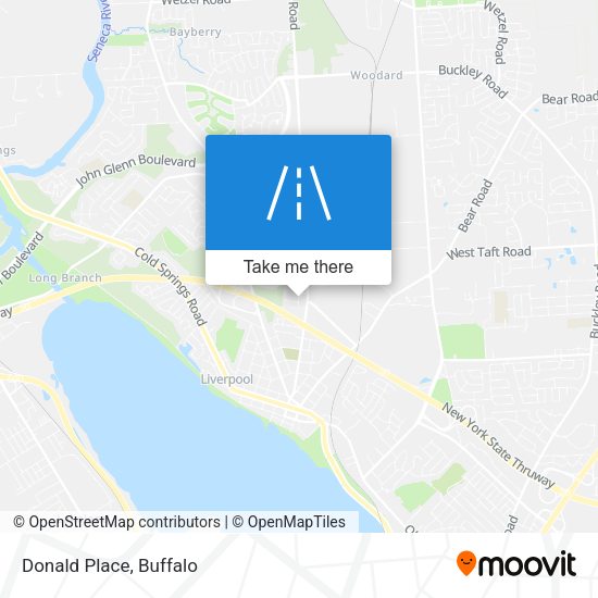 Mapa de Donald Place