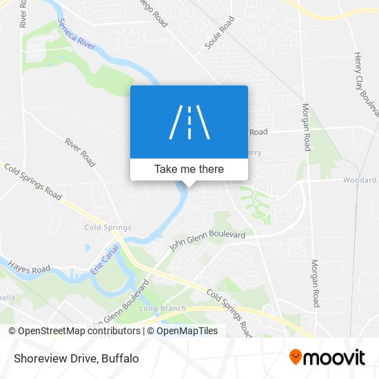 Shoreview Drive map