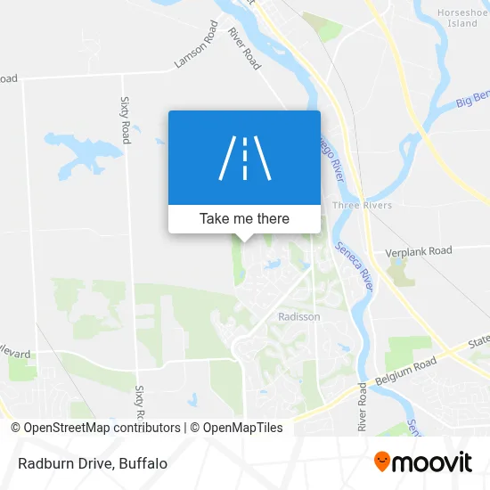 Radburn Drive map