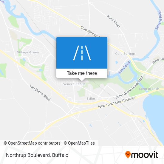 Northrup Boulevard map