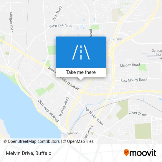 Mapa de Melvin Drive