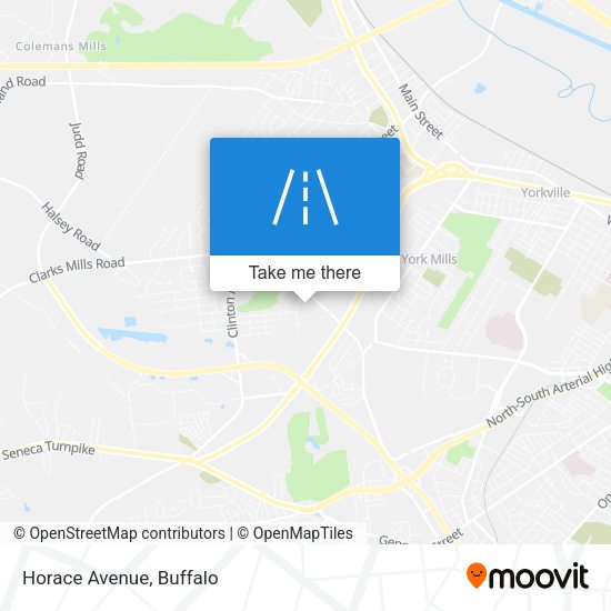Mapa de Horace Avenue